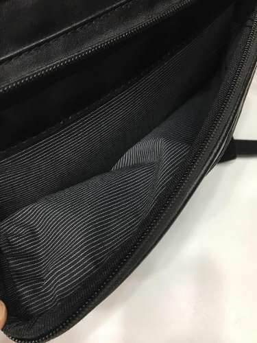 Cartera Morral Cuero Divisiones Cierre Viaje Cabina