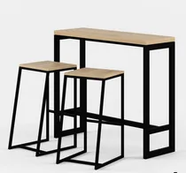 Comprar Mesa De Comedor Mas 2 Sillas Mesa Auxiliar Tipo Barra