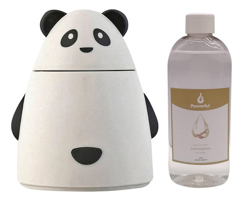 Humidificador Ultrasónico Panda Usb Infantil + Esencia 250ml