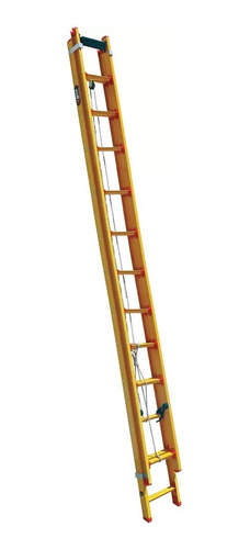 Escalera Colisa Ute 19 Escalones Fibra Vidrio 6.65mts