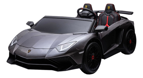 Carrinho Eletrico Lamborghini Aventador Suporta 100kg Prata