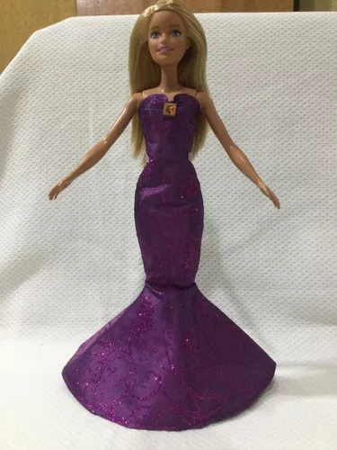 Vestido Luxo Rabo De Peixe Para Boneca Barbie