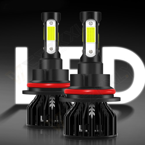Led 9004 De 4 Lados, 24000 Lúmenes, Para Luces Altas Y Bajas