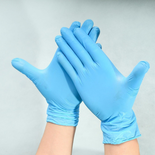 Imagen 4 de 10 de Guantes Nitrilo Medium Medicpro 10 Cajas X 100 Unidades