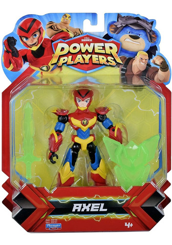 Boneco Power Players - Figura Articulada Axel 12 Cm - Sunny