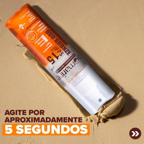 Biomarine Bronzeador Duo Bronze Sun Marine Fps15 Val. 11/25