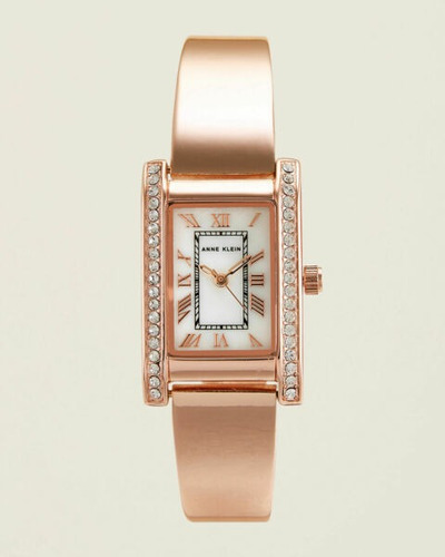 Reloj Mujer Anne Klein Rose Oro -tone Crystal Dial Ak-3112mp