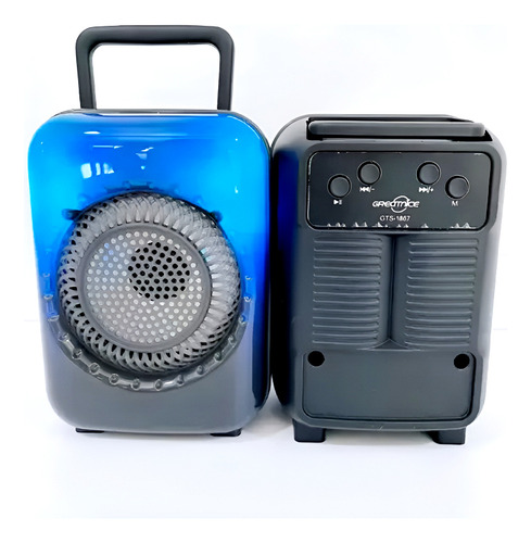 Parlante Bluetooth Con Panel Led Rgb Recargable Gts-1867