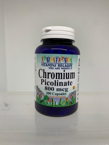 Chromium Picolinate 800mcg - 200 Cap Puritan's