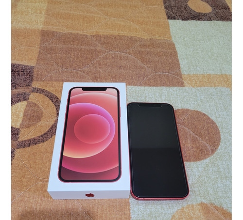 Apple iPhone 12 De 128gb Color Rojo Menos De 3 Meses De Uso