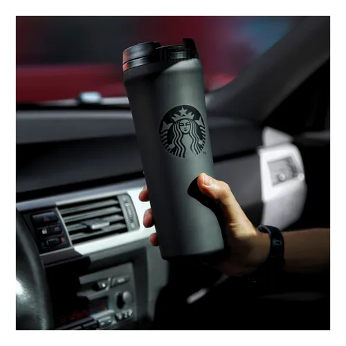 Vaso Negro Mate Tumbler Starbucks Edición Limitada 591 Ml