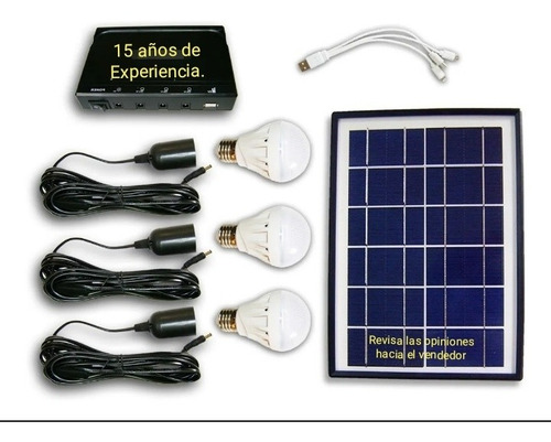 Imagen 4 de 4 de Panel Solar Sistema Aislado Completo