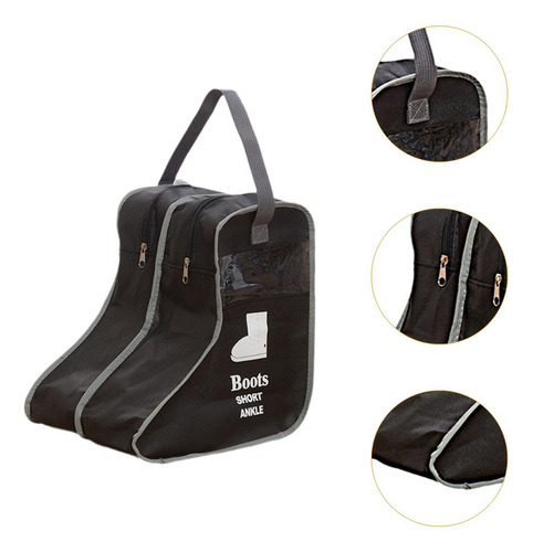 G Bolsa De Almacenamiento Portátil Para 28cmx25cmx29cm Negro