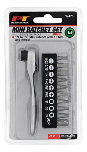 Mini Trinquete Performance Tool W475 Con Accionamiento De 1/