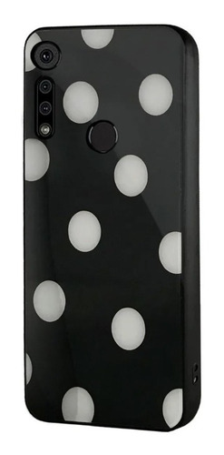 Funda Cambridge Lunares Pin Up Slim Fit Para Moto G8 Play