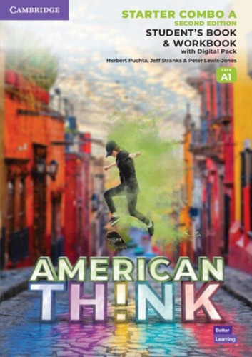 American Think Starter Combo A Students Book and Workbook with Digital Pack 2nd ed de Puchta Herbert Editorial Cambridge University edicion 2 en ingles americano