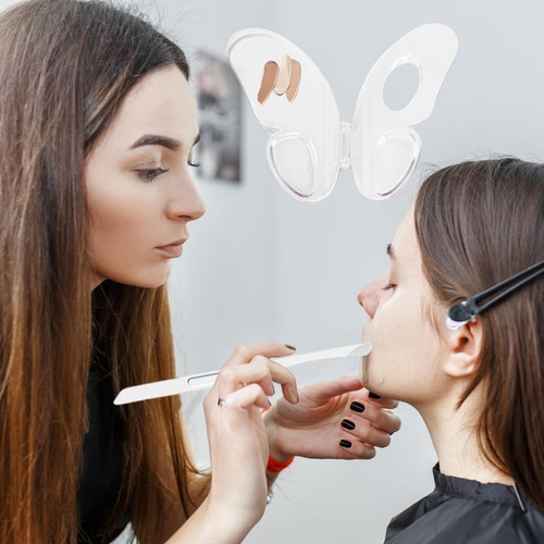 Qa Paleta Cosmética Acrílica Paleta De Maquillaje Bandeja