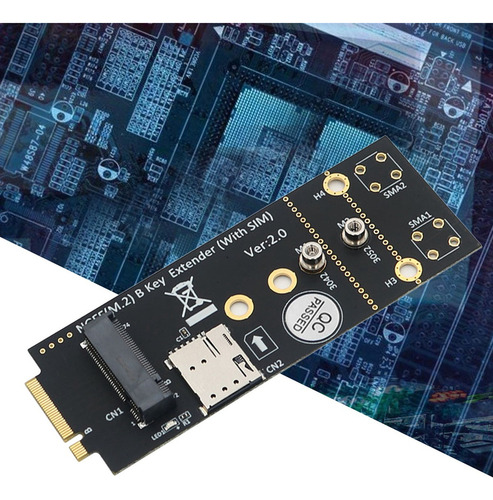 Adaptador M.2 (ngff) Key B Con Ranura Sim Para Módulo Su De