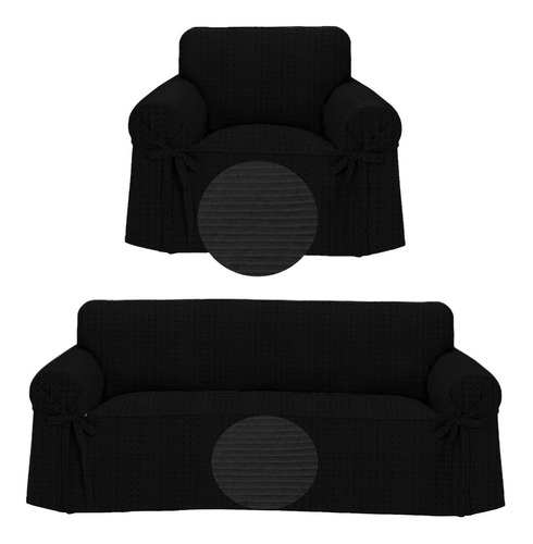 Combo Funda Sillon Pesada 1 Cuerpo Y 3 Cuerpos 2 Unidades