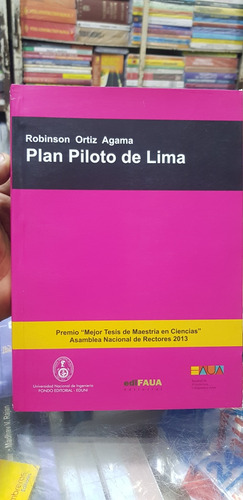 Libro Plan Piloto De Lima