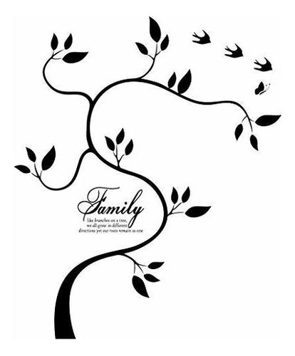 Árbol De Familia De La Pared Etiqueta De La Familia Fot