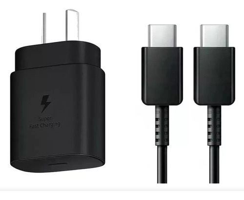 Cargador 25w Carga Rapida Compatible Celular Tcl 501 Negro