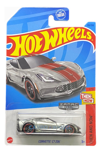 Hot Wheels Corvette C7 Z06 Zamac Edition Escala 1:64