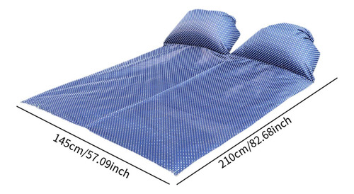Manta De Picnic Con Reposacabezas, Cómodo Marina 145x210cm