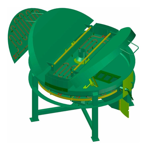 Horno Para Tostar/secar Semillas Y Granos, Planos Completos Para Fabricar El Equipo.