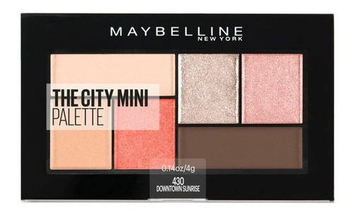Sombras Maybelline The City Mini Palette Downtown Sunrise Ub