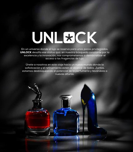Linea Unlock De Bagués Perfume Masculino Black S 75ml