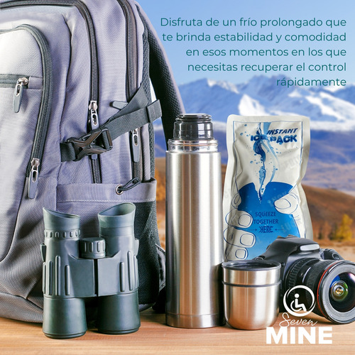 10 Bolsas De Hielo Instantánea 24 X 12 Cm | Compresas Frio