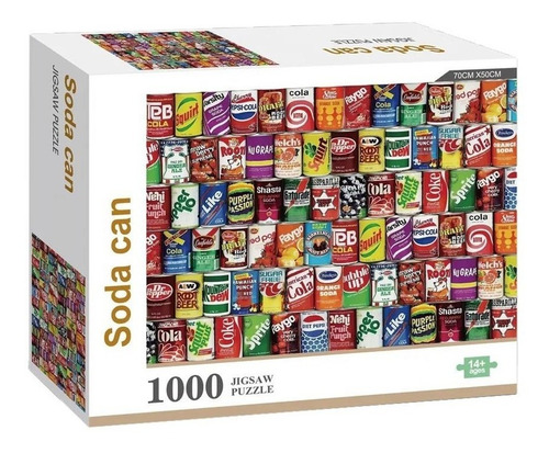 Puzzle 1000 Piezas Latas De Soda