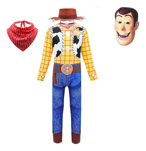 Set De Cuatro Piezas Cosplay Toy Story 4 Cosplay Woody