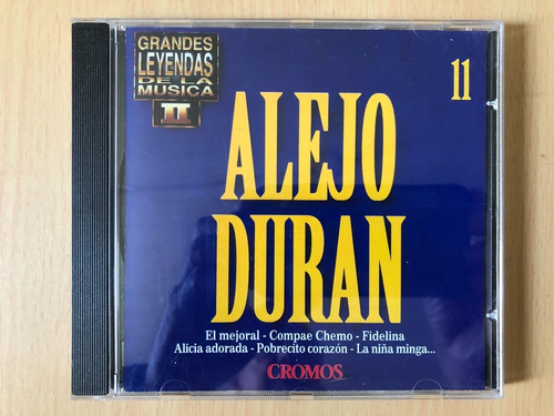 Cd Alejo Duran - Grandes Leyendas De La Música 11. Vallenato