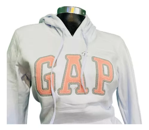  GAP Sudadera con capucha de forro polar con logotipo