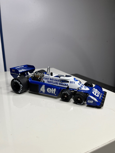 Tyrrell P34 Six Wheels Gp Bélgica F1 1977 1/18 Tsm S/caixa Azul (Usado)