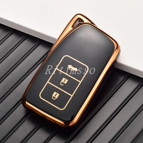Funda De Tpu Suave For Llave De Coche For Llave De 3 Btn B