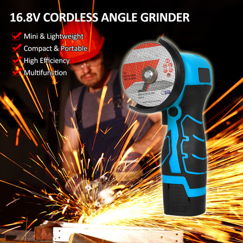 Amoladora Angular Inalámbrica De 7000 Rpm, Mini Herramienta