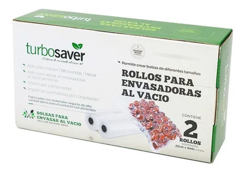 Imagen 2 de 3 de Combo 3 Pack Rollos P/ Envasadora Al Vacío 6 Unid 28cmx5mts