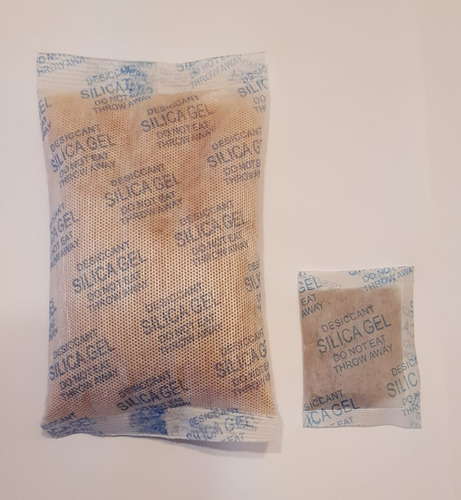 Silica Gel Naranja Con Indicador De Humedad En Sachet (1 Kg)