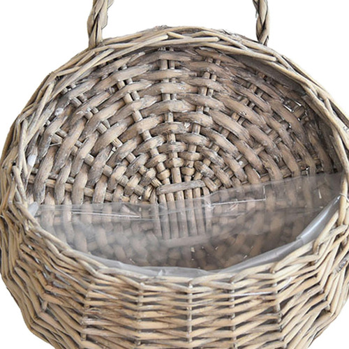 - Cesta Colgante Tejida Hecha A Mano, Soporte De Flores, S