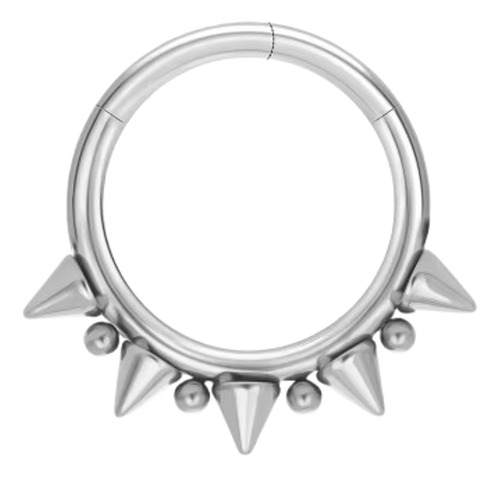 Piercing Arete Picos Punk Titanio G23 Astm F136 Unisex