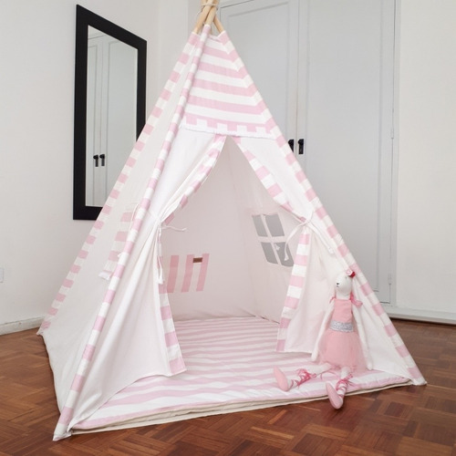 Imagen 3 de 5 de Carpa Teepee Tipi Piso Cosido Y Colchoneta! Envíogratisacaba