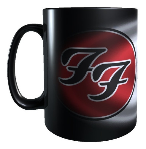 Taza Mágica Foo Fighters, Tazon Regalo Rock Cambia Color