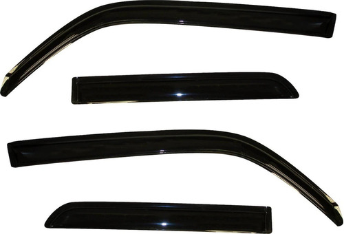 Deflectores De Ventana 4pzs Color Humo Toyota 2010-2021 Avs