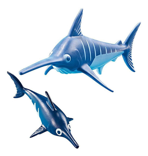 Imagem 2 de 3 de Playmobil Animais Marinhos - Peixe Espada E Filhote - 9068