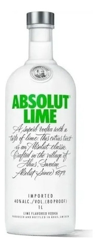 Vodka Absolut Lime 1 Litro