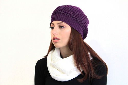 Imagem 3 de 8 de Kit Maxi Gola + Gorro Touca Feminina Tricô Lã Frete Grátis