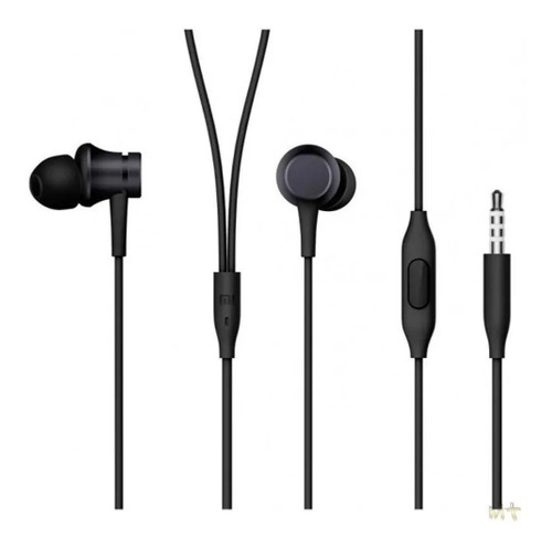 Auriculares Xiaomi Mi In Ear Basic Original  Negro